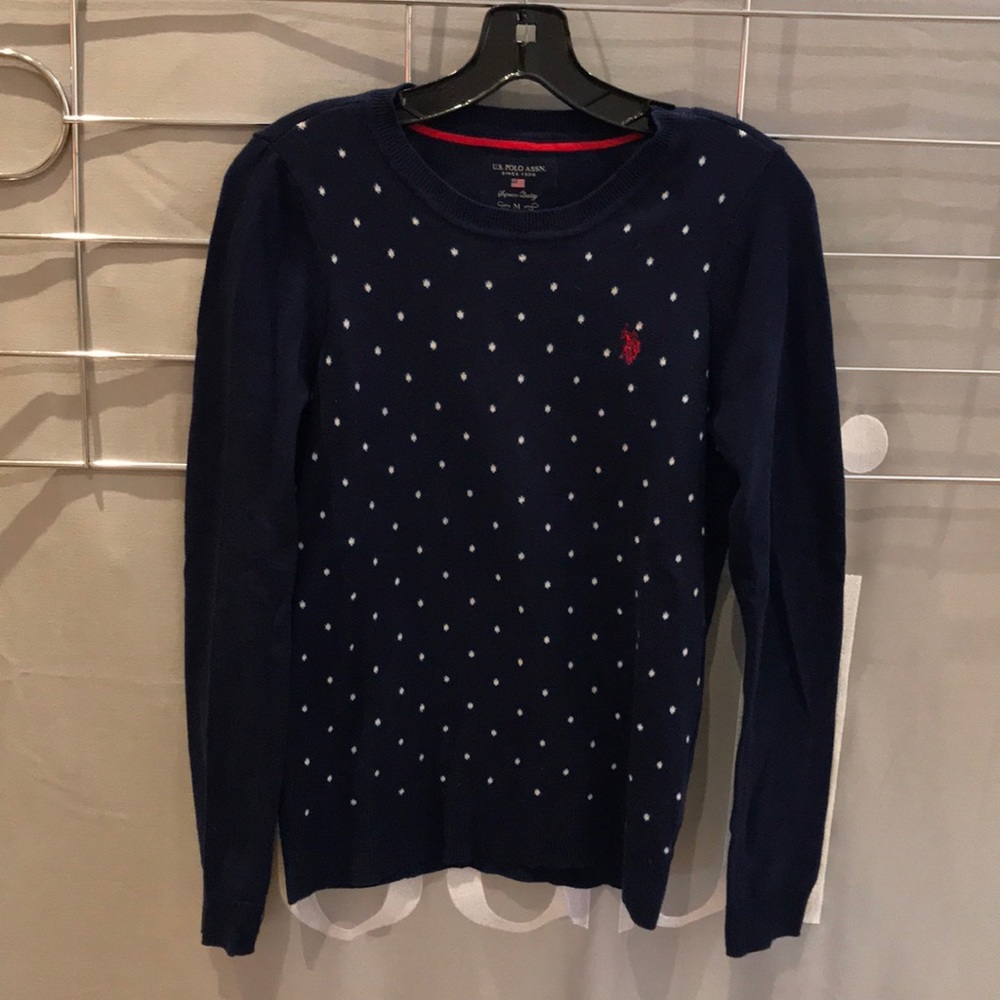 U.S. Polo Assn. Navy Crew and Scoop Neck Sweater